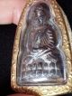 Rare Thai Buddha Amulet,  Lp Thuad,  Wat Chang Hai Pattanee,  Mixed Sacred Clay Amulets photo 3