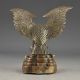 Chinese Brass Handwork Hammered Wealth Fine Succeed Eagle Statue Other Antique Chinese Statues photo 2