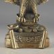 Chinese Brass Handwork Hammered Wealth Fine Succeed Eagle Statue Other Antique Chinese Statues photo 5