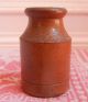 Antique Primitive Miniature Stoneware Crock Swasey ? Toy Give Away Sample 2 1/2 