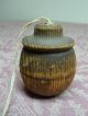 Antique Craved Wooden Wood Carving Folk Art Animated Pecking Bird Motion Toy Primitives photo 10