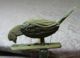 Antique Craved Wooden Wood Carving Folk Art Animated Pecking Bird Motion Toy Primitives photo 2