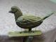 Antique Craved Wooden Wood Carving Folk Art Animated Pecking Bird Motion Toy Primitives photo 3