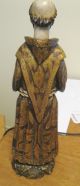 Carved Wood Santo Saint Francis Hand Painted From Around The Mid 1900 ' S Latin American photo 2