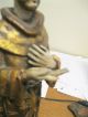 Carved Wood Santo Saint Francis Hand Painted From Around The Mid 1900 ' S Latin American photo 4