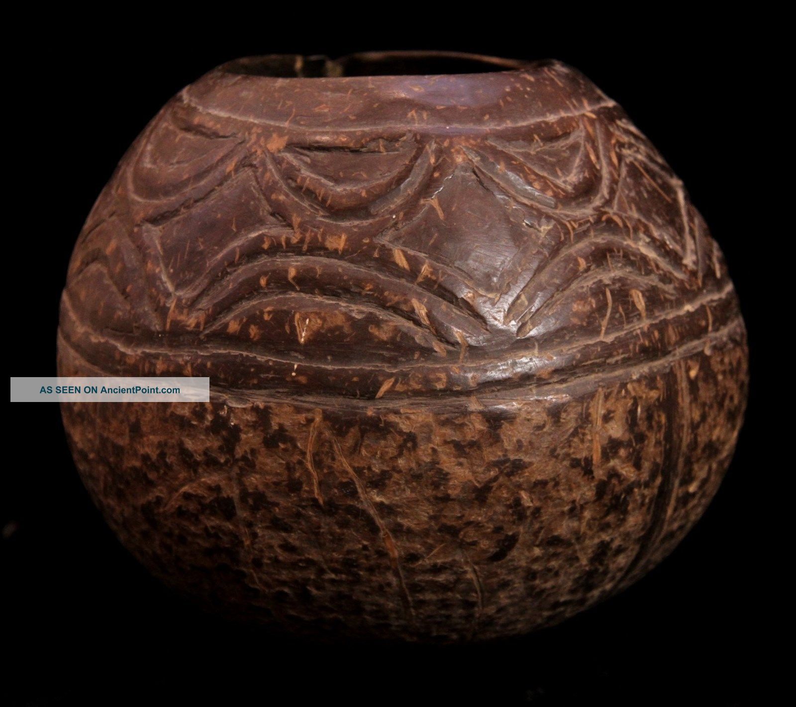 Large Coconut Bowl Guinea Pacific Islands & Oceania photo