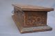 Quality Carved Silkwood Box With A Animal Decor Germany 19th.  Century. Other Antique Woodenware photo 4