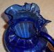 Art Nouveau Cobalt Blue Glass Enamel Decor Lemonade Water Pitcher 6 Tumbler Cups Pitchers photo 3