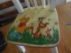 Vintage Wooden Child ' S Chair Winnie The Pooh Tigger Handpainted C Bubany 1977 Post-1950 photo 3