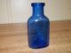 Phillips Milf Of Magnesia Cobalt Blue Bottle Aug.  21 1906 Bottles & Jars photo 1