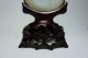 Chinese Antique Porcelain Small Fragment With Carved Wood Display Stand Other Chinese Antiques photo 4