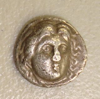 305 - 275 Bc Rhodes Helios / Rose Ancient Greek Silver Didrachm F photo