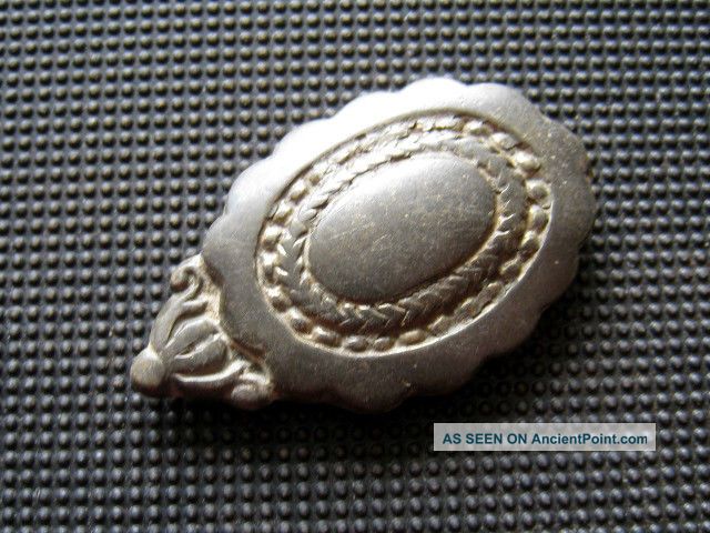 Antiques Byzantine - Medieval Bronze Belt Mount Found With Metal Detector Byzantine photo