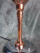 Vtg Machine Age Art Deco Double Shade Chrome & Copper Lamp Restored Art Deco photo 7