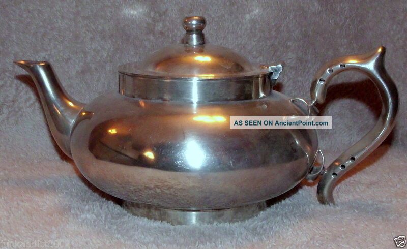 Robur Perfect Teapot - No Infuser - Patent Marks To Base Silverplate photo