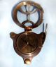 Antique Brass Sundial Compass Maritime West London Nautical Collectible Gifts Compasses photo 7
