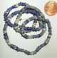 Ancient Roman Beads Cobalt Glass Excavated Whole Strand 18 
