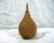 Primitive Stoneware Pottery Pineapple Bottle Flask Jar Figural Folk Art Primitives photo 3
