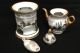 Antique - Veilleuse - Old Paris - Porcelain - Gold Gilt - French - Teapot - Stand - Warmer Teapots & Tea Sets photo 2