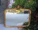 Antique French Baroque Style Fleur - De - Lis Gilt Wood Framed Wall Mirror Mirrors photo 1