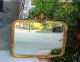 Antique French Baroque Style Fleur - De - Lis Gilt Wood Framed Wall Mirror Mirrors photo 7