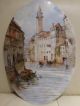 Antique Italian Hand Painted Art Porcelain Plaque,  Signed And Dated 1898 Other Antique Ceramics photo 10