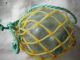 5 Authentic Japanese Glass Floats,  Different Attachments Alaska Beachcombed Fishing Nets & Floats photo 7