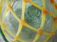 5 Authentic Japanese Glass Floats,  Different Attachments Alaska Beachcombed Fishing Nets & Floats photo 8