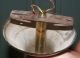 Art Deco Ceiling Lamp Chandelier White Peach Shades Brass Frame Electric Beauty Chandeliers, Fixtures, Sconces photo 5
