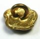 Antique French Enamel Button Hand Painted Dimi So Cute And Hard To Find Buttons photo 1