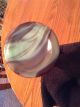 Turquoise Green & Mauve Slag Glass 10.  5 