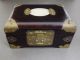 Chinese Vintage Wood Jewelry Box Inlaid Nephrite White Jade Plaque On The Lid Boxes photo 6