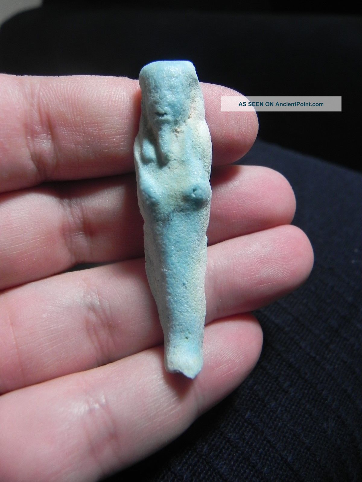 Zurqieh - Tu7 - 100 Guaranteed Authentic - Ancient Ushabti,  600 B.  C Egyptian photo