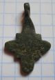 Viking Period Bronze Cross With Enamels 900 - 1200 Ad Vf, Viking photo 4