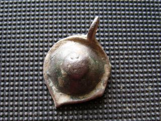 Antiques Roman Bronze Buckle Found With Metal Detector photo