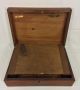 Antique Lap Writing Desk With Felt Material Surface Storage Area And Pen 1900-1950 photo 5