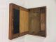 Antique Lap Writing Desk With Felt Material Surface Storage Area And Pen 1900-1950 photo 7