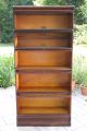 Antique Globe Wernicke 5 Stack Glass Front Sectional Barrister Bookcase 1 1800-1899 photo 3