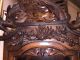 Large Antique Oriental Chinese 19th C Dragon Carved Cabinet Etegere Best Quality 1800-1899 photo 2