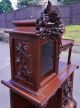 Large Antique Oriental Chinese 19th C Dragon Carved Cabinet Etegere Best Quality 1800-1899 photo 6