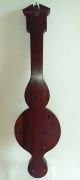 Antique,  19th Century - Chadburns Of Liverpool,  Wall Barometer - W/ Inlaid Case Barometers photo 3