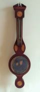 Antique,  19th Century - Chadburns Of Liverpool,  Wall Barometer - W/ Inlaid Case Barometers photo 4