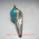 Old Ancient Chinese Turquoise Jewelry & Tibetan Silver Conch Other Antique Chinese Statues photo 3
