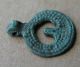 British Found Anglo Saxon Period Bronze Decorated Pendant Amulet 800 Ad Vf, British photo 4