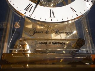 Splendid Vintage Ca 1970 ' S James C Huntington - Made In Germany Carriage Clock photo