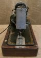 Vintage Singer 99 - 13 Industrial Sewing Machine Knee Controller Bentwood Case 99k Sewing Machines photo 10
