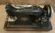 Vintage Singer 99 - 13 Industrial Sewing Machine Knee Controller Bentwood Case 99k Sewing Machines photo 3