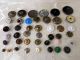 40 Brass Victorian Antique Vintage Buttons Buttons photo 10