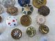 40 Brass Victorian Antique Vintage Buttons Buttons photo 1