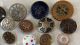 40 Brass Victorian Antique Vintage Buttons Buttons photo 2